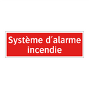 Système d'alarme incendie