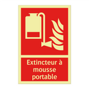 Extincteur à mousse portable