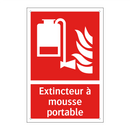 Extincteur à mousse portable
