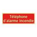 Téléphone d'alarme incendie