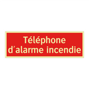 Téléphone d'alarme incendie