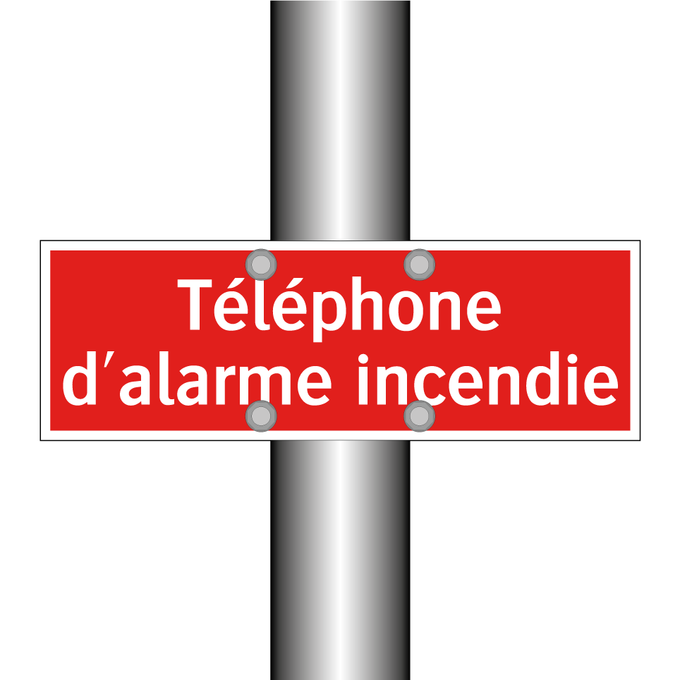 Téléphone d'alarme incendie