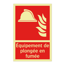Équipement de plongée en fumée