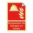 Équipement de plongée en fumée