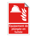 Équipement de plongée en fumée