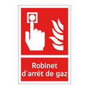 Robinet d'arrêt de gaz