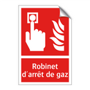 Robinet d'arrêt de gaz