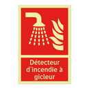 Détecteur d'incendie à gicleur