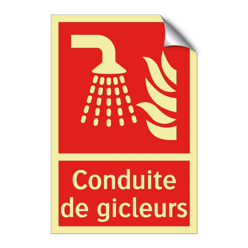 Conduite de gicleurs