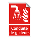 Conduite de gicleurs