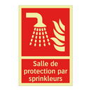Salle de protection par sprinkleurs