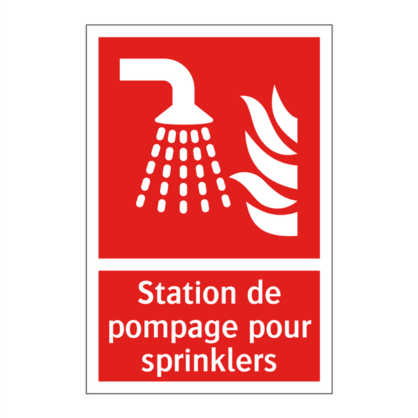 Station de pompage pour sprinklers
