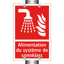 Alimentation du système de sprinklers
