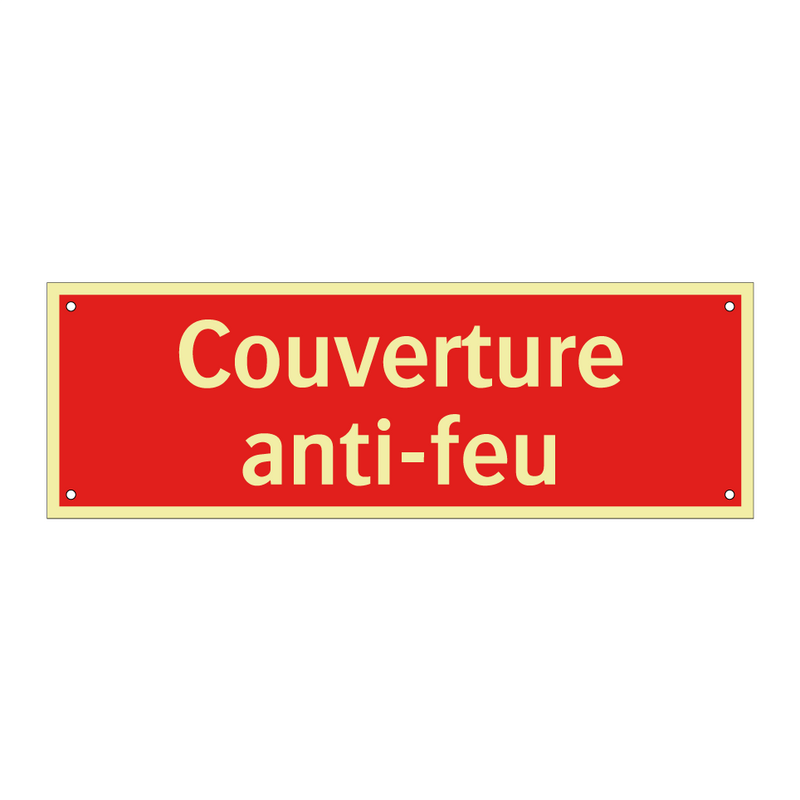 Couverture anti-feu