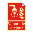 Vanne de gicleur