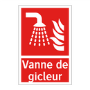 Vanne de gicleur