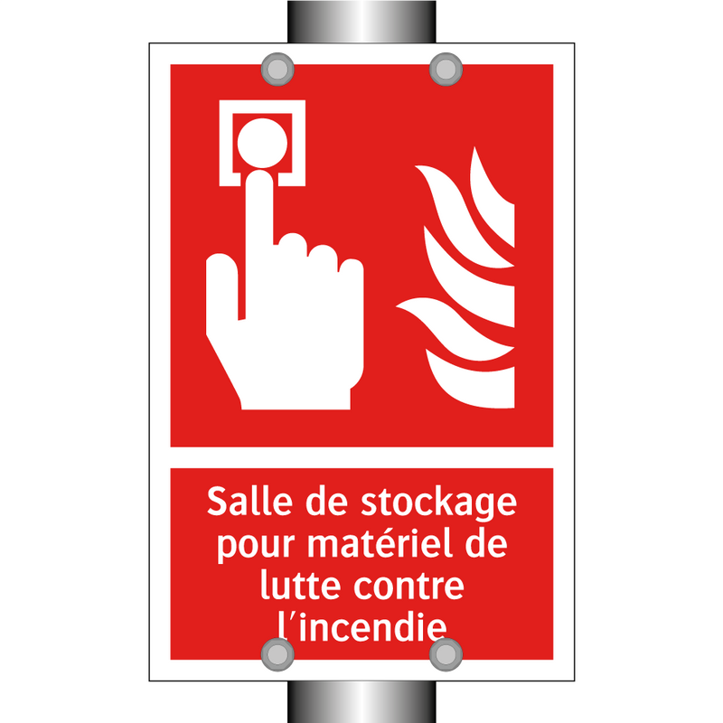 Salle de stockage pour matériel de lutte contre l'incendie