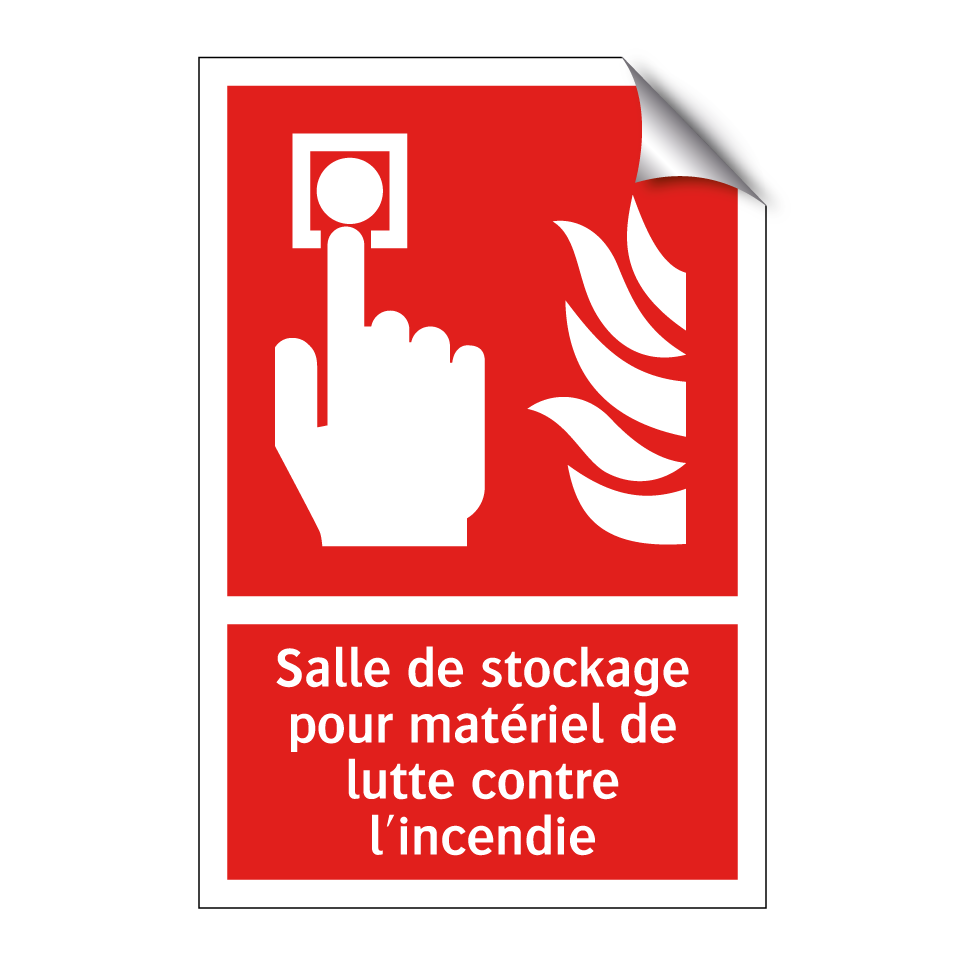 Salle de stockage pour matériel de lutte contre l'incendie