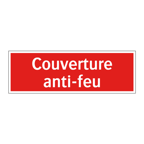 Couverture anti-feu