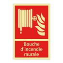 Bouche d'incendie murale
