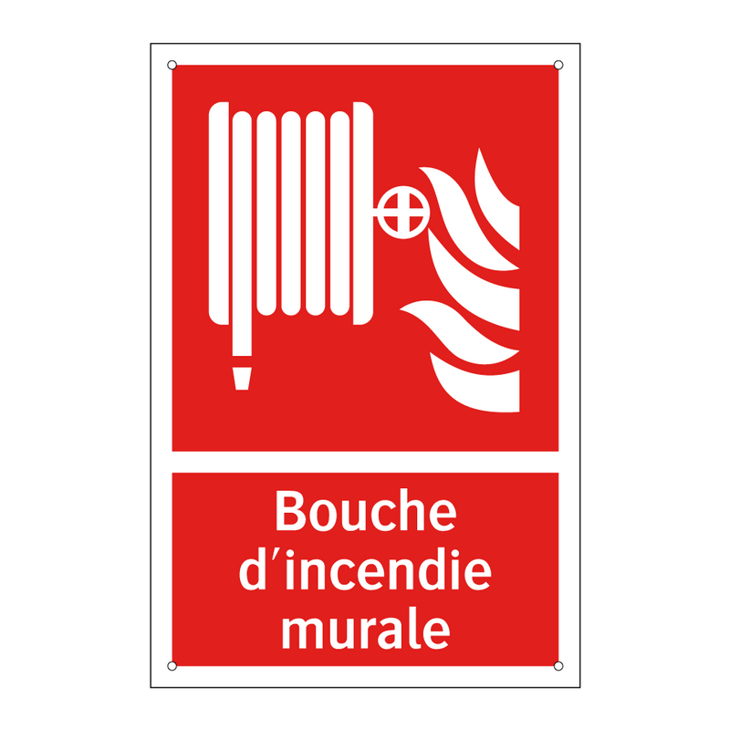 Bouche d'incendie murale