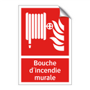 Bouche d'incendie murale