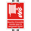 Bouche d'incendie murale pour le personnel formé