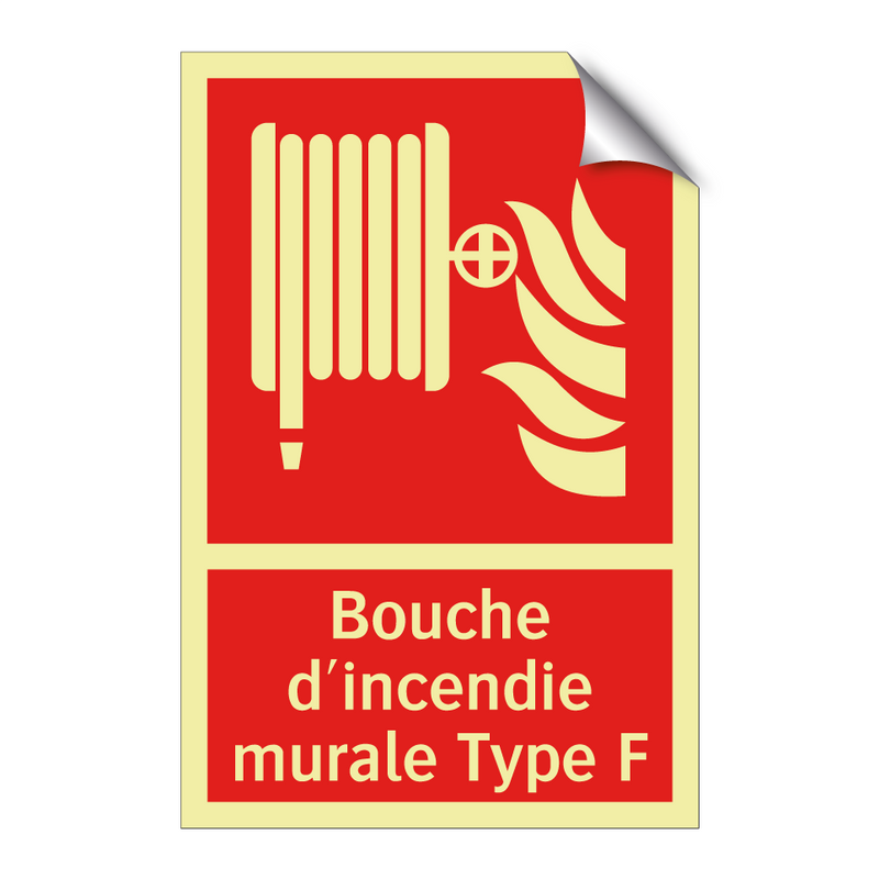 Bouche d'incendie murale Type F
