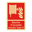 Bouche d'incendie murale Type S