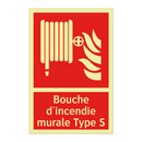 Bouche d'incendie murale Type S