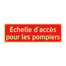 Échelle d'accès pour les pompiers