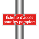 Échelle d'accès pour les pompiers