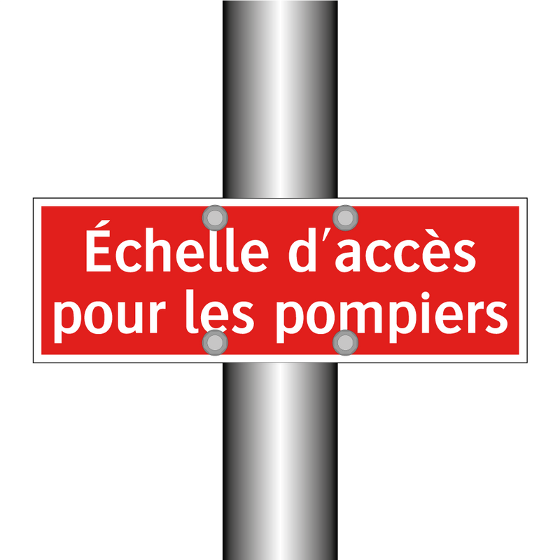 Échelle d'accès pour les pompiers