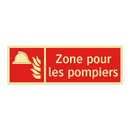 Zone pour les pompiers