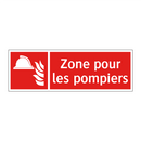 Zone pour les pompiers