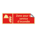Zone pour le service d'incendie