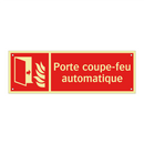 Porte coupe-feu automatique
