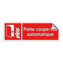 Porte coupe-feu automatique