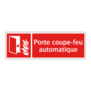 Porte coupe-feu automatique