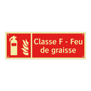 Classe F - Feu de graisse