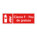 Classe F - Feu de graisse