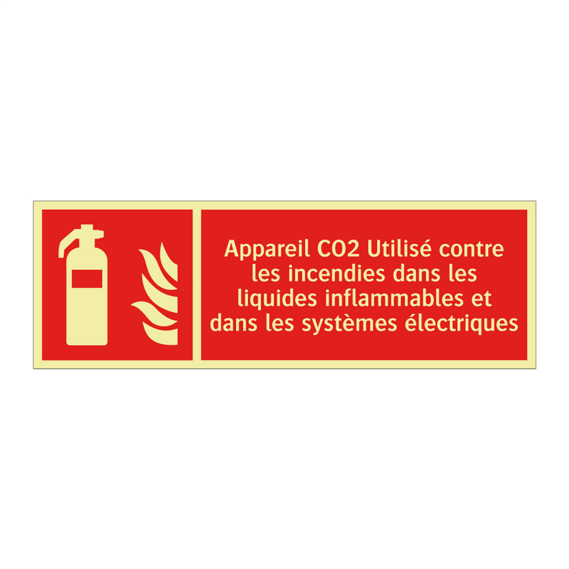 Appareil CO2 Utilisé contre les incendies dans les liquides inflammables et dans les systèmes électriques