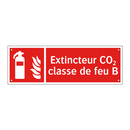 Extincteur CO₂ classe de feu B
