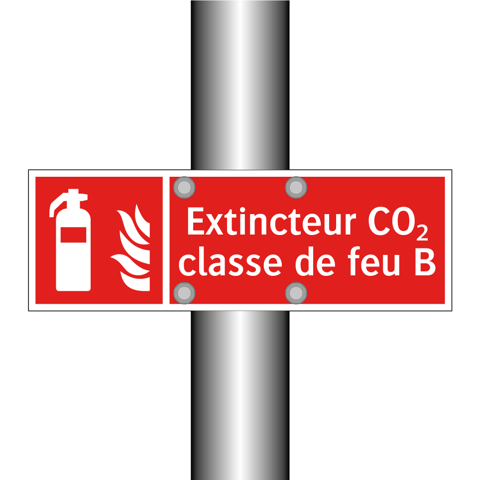 Extincteur CO₂ classe de feu B