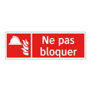 Ne pas bloquer