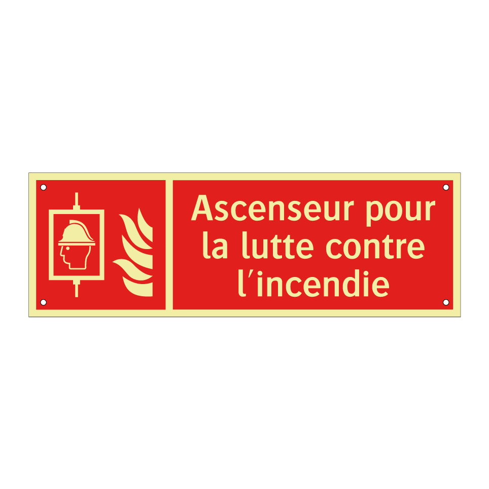 Ascenseur pour la lutte contre l'incendie