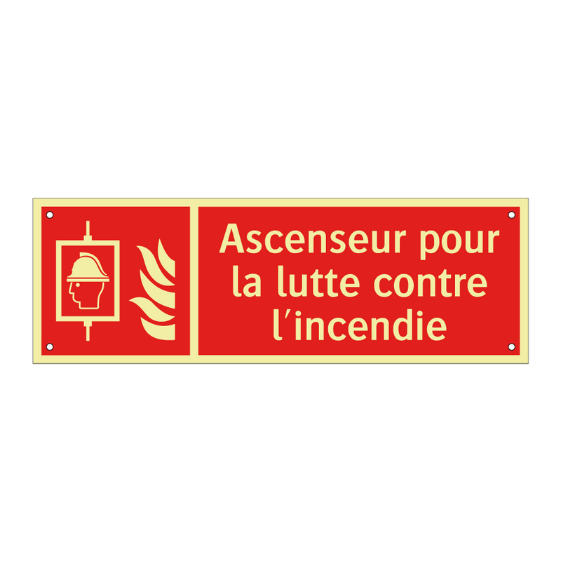 Ascenseur pour la lutte contre l'incendie