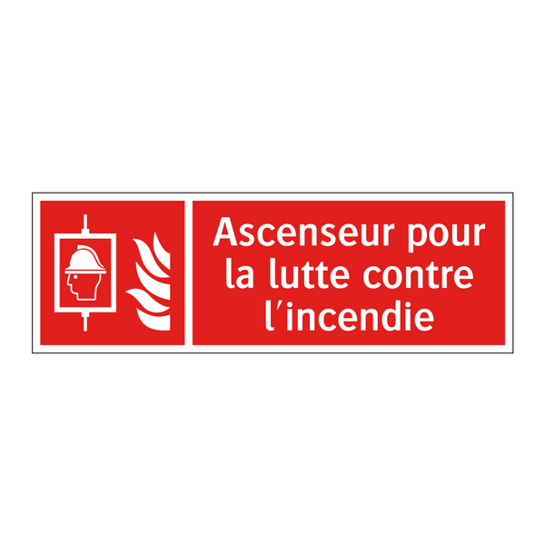 Ascenseur pour la lutte contre l'incendie