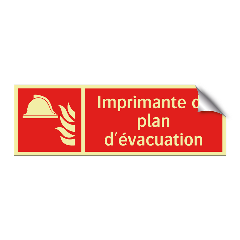 Imprimante de plan d'évacuation