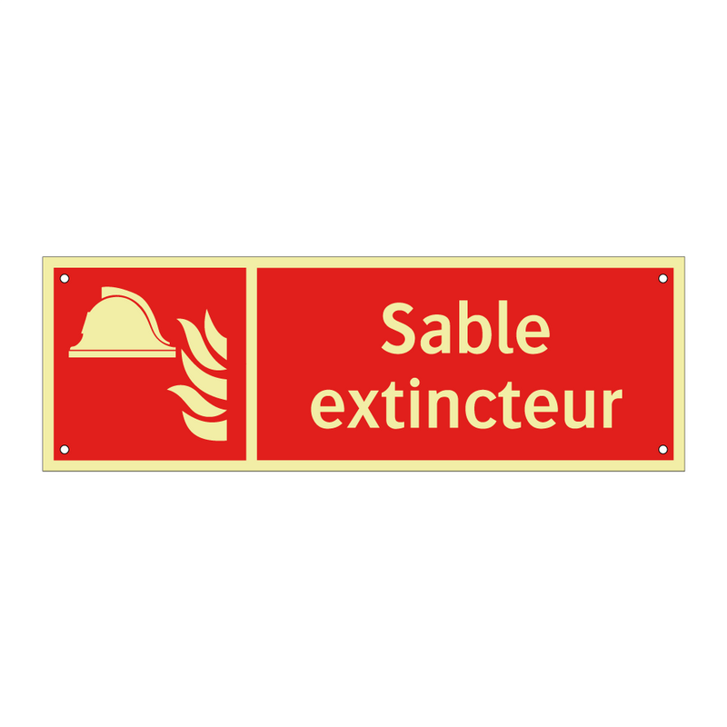 Sable extincteur